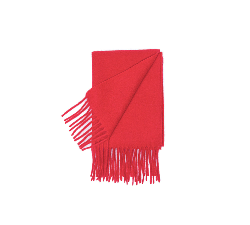 EVERAU® 100% Wool Plain Scarf Eva