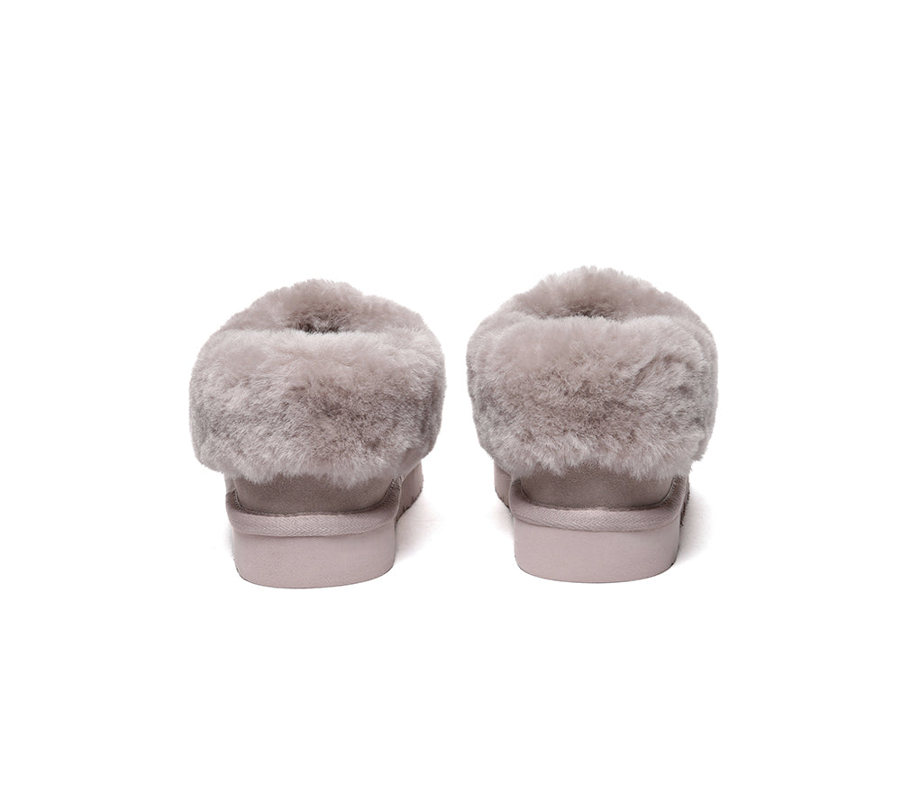 AUSTRALIAN SHEPHERD® UGG Slippers Sheepskin Wool Ankle Homey Special