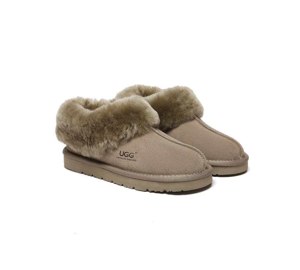 AUSTRALIAN SHEPHERD® UGG Slippers Sheepskin Wool Ankle Homey Special