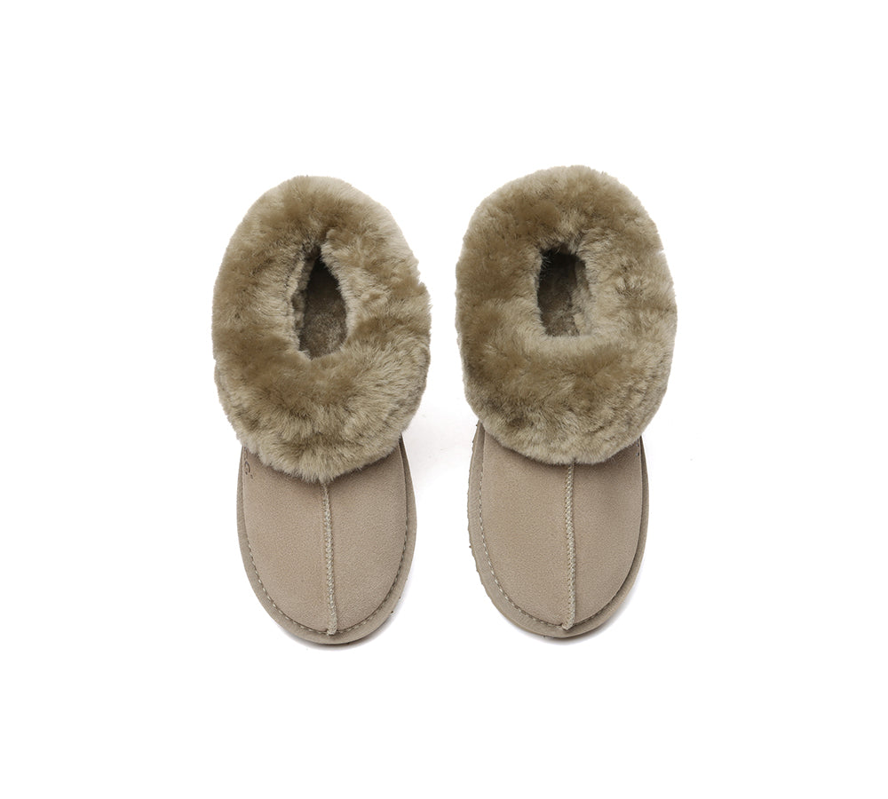 AUSTRALIAN SHEPHERD® UGG Slippers Sheepskin Wool Ankle Homey Special