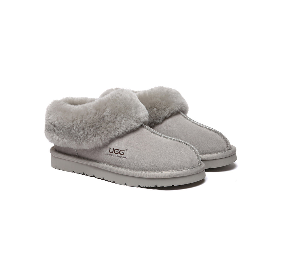 AUSTRALIAN SHEPHERD® UGG Slippers Sheepskin Wool Ankle Homey Special