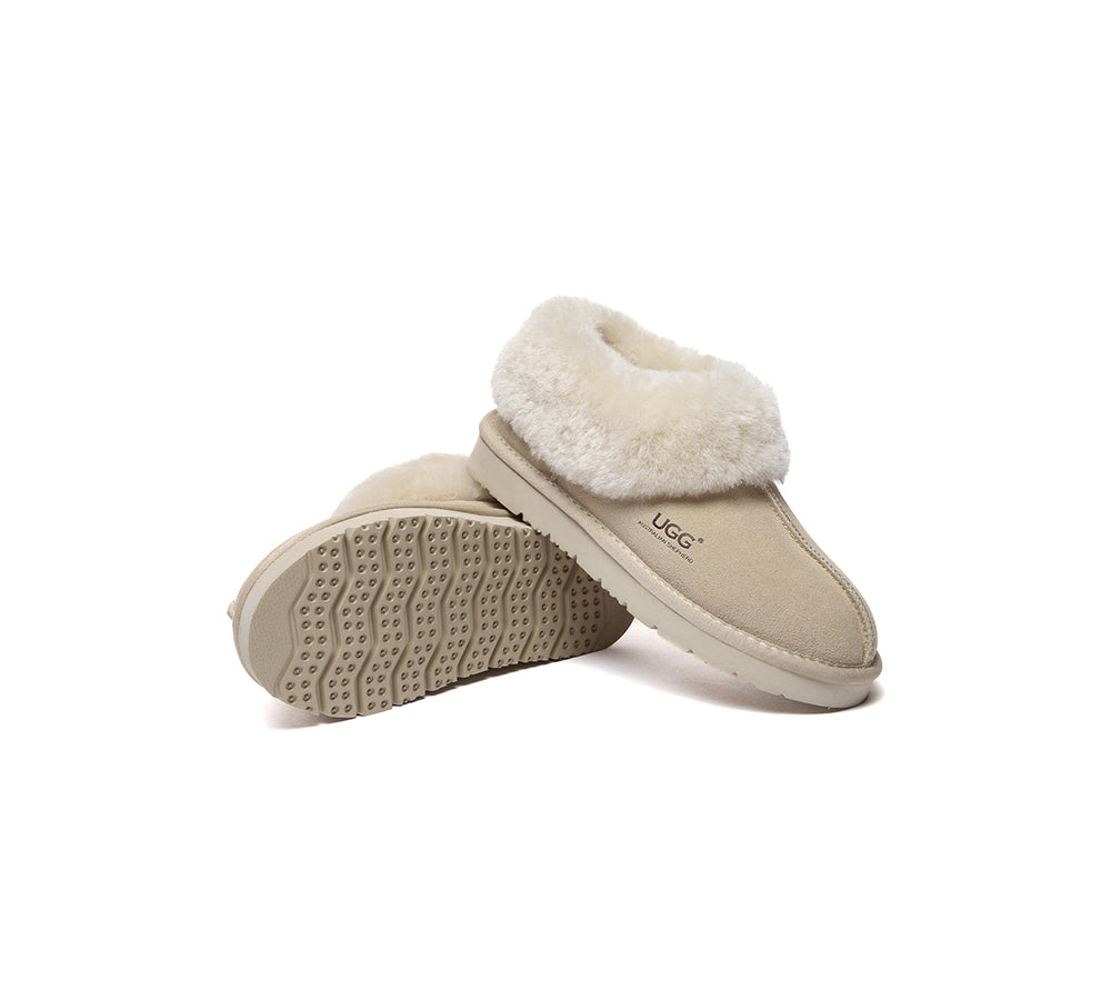 AUSTRALIAN SHEPHERD® UGG Slippers Sheepskin Wool Ankle Homey Special