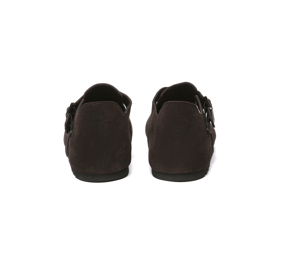 EVERAU® Adjustable Buckled Straps Slip-on Flat Sandals Brooke