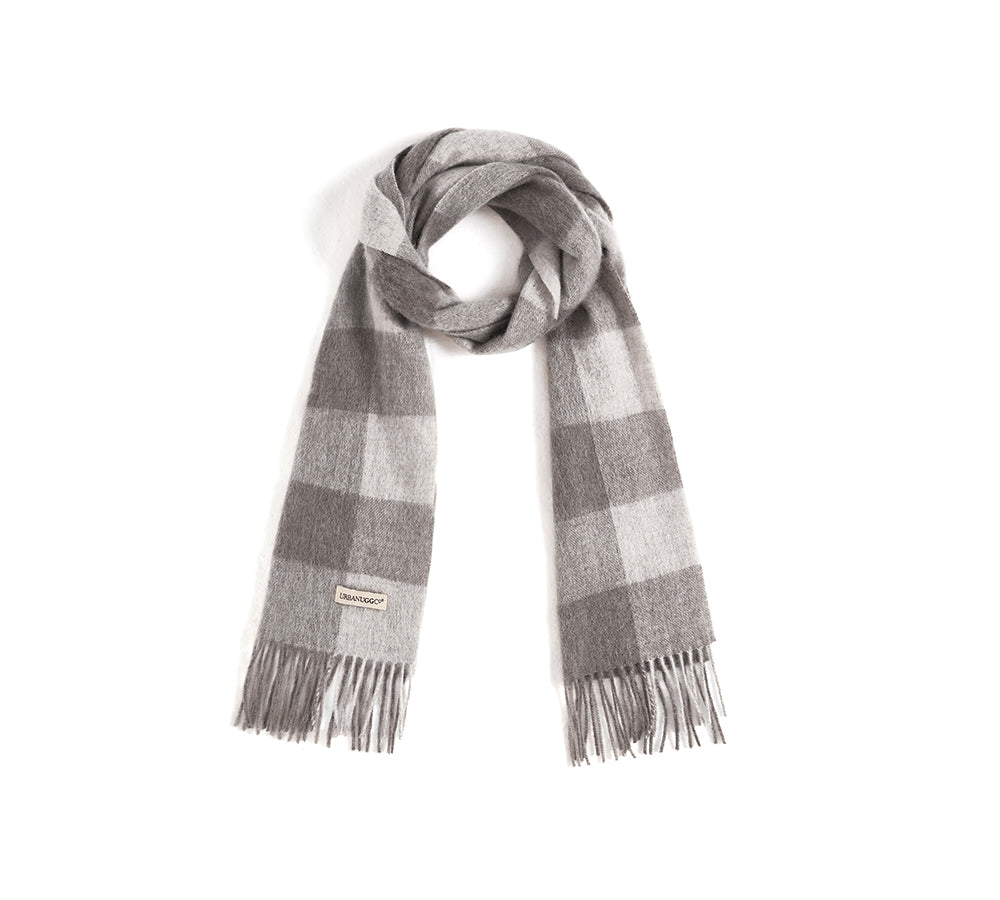 Urban UGG® 100% Wool Check Scarf Zoe