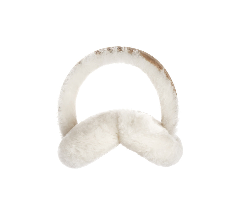 AUSTRALIAN SHEPHERD® UGG Kids Adjustable Sheepskin Wool Earmuff Connie