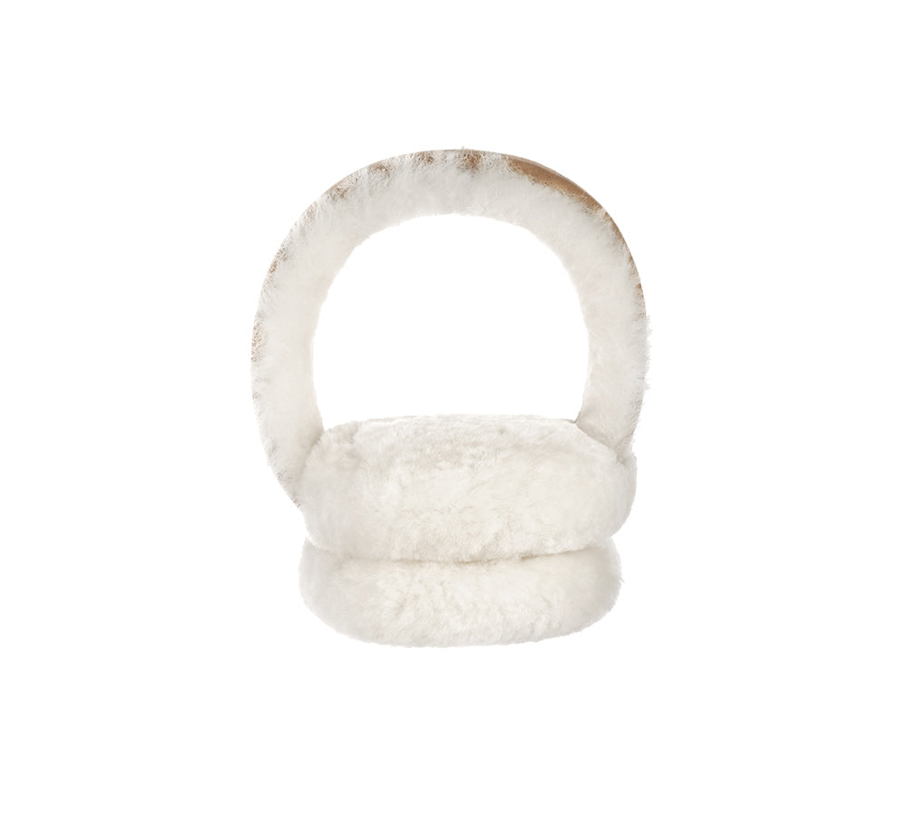 AUSTRALIAN SHEPHERD® UGG Kids Adjustable Sheepskin Wool Earmuff Connie