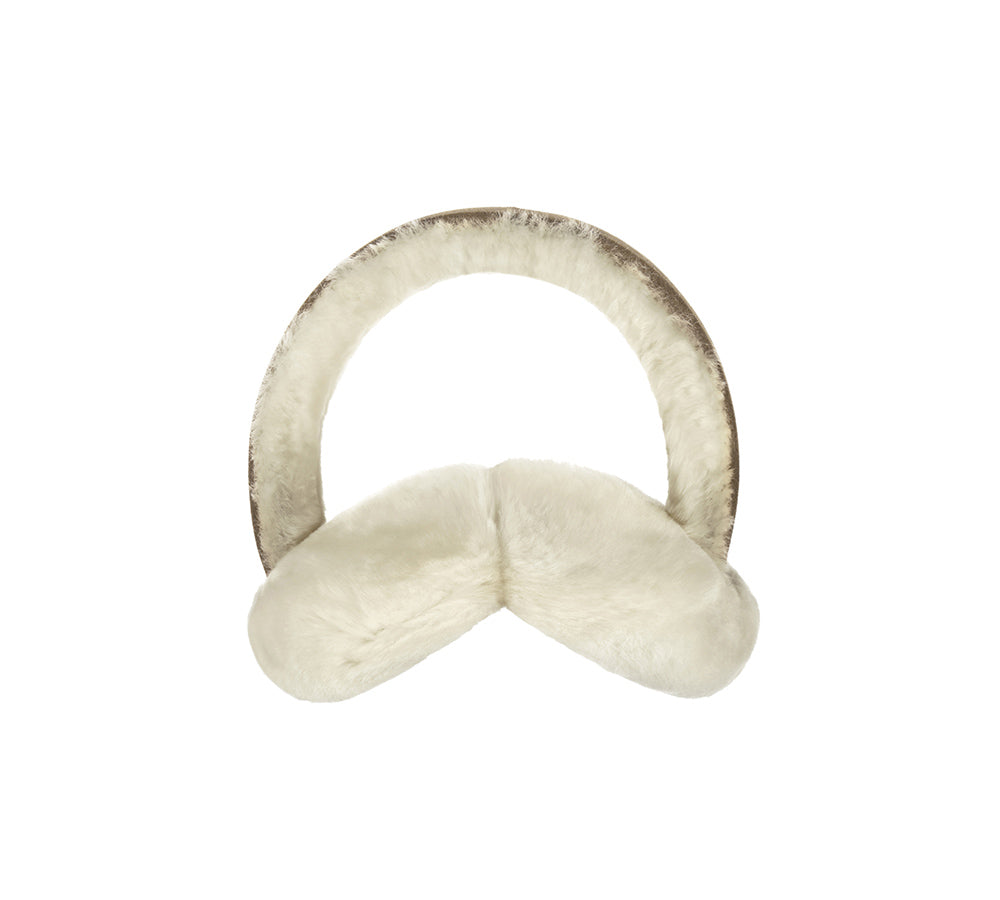 AUSTRALIAN SHEPHERD® UGG Kids Adjustable Sheepskin Wool Earmuff Connie