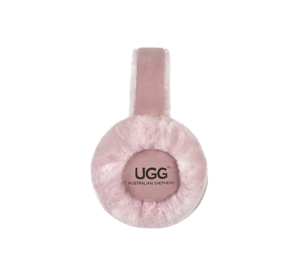 AUSTRALIAN SHEPHERD® UGG Kids Adjustable Sheepskin Wool Earmuff Connie