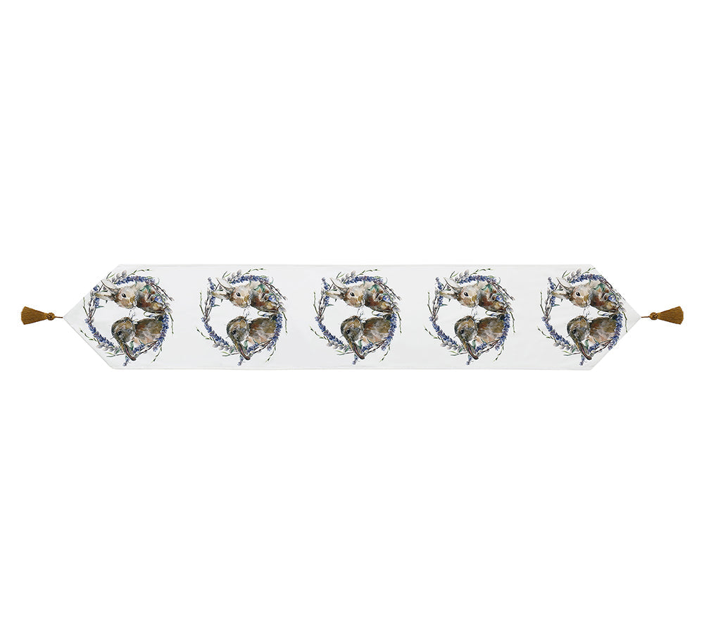 Accessories - Bunny Table Runner With Tassels