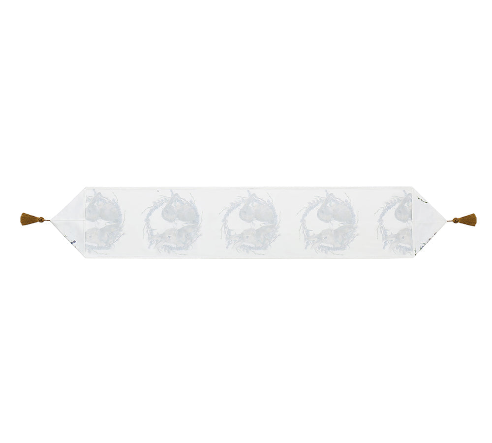 Accessories - Bunny Table Runner With Tassels
