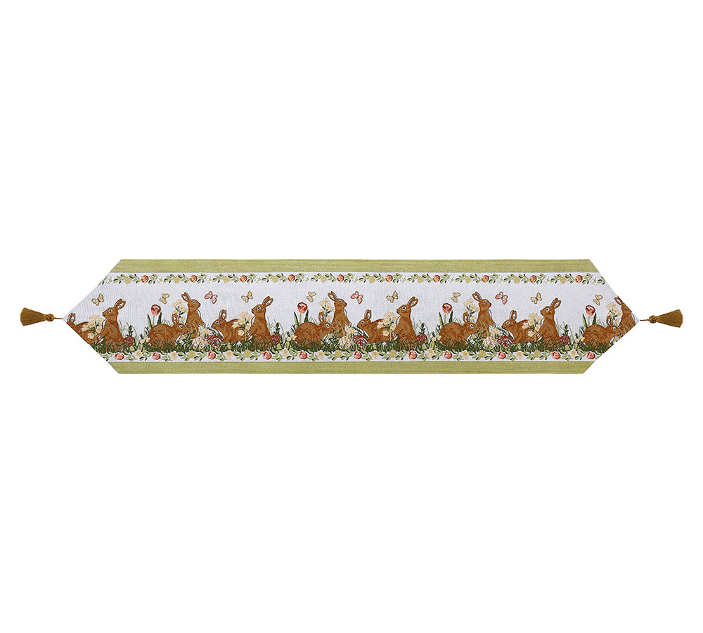 Accessories - Bunny Table Runner With Tassels