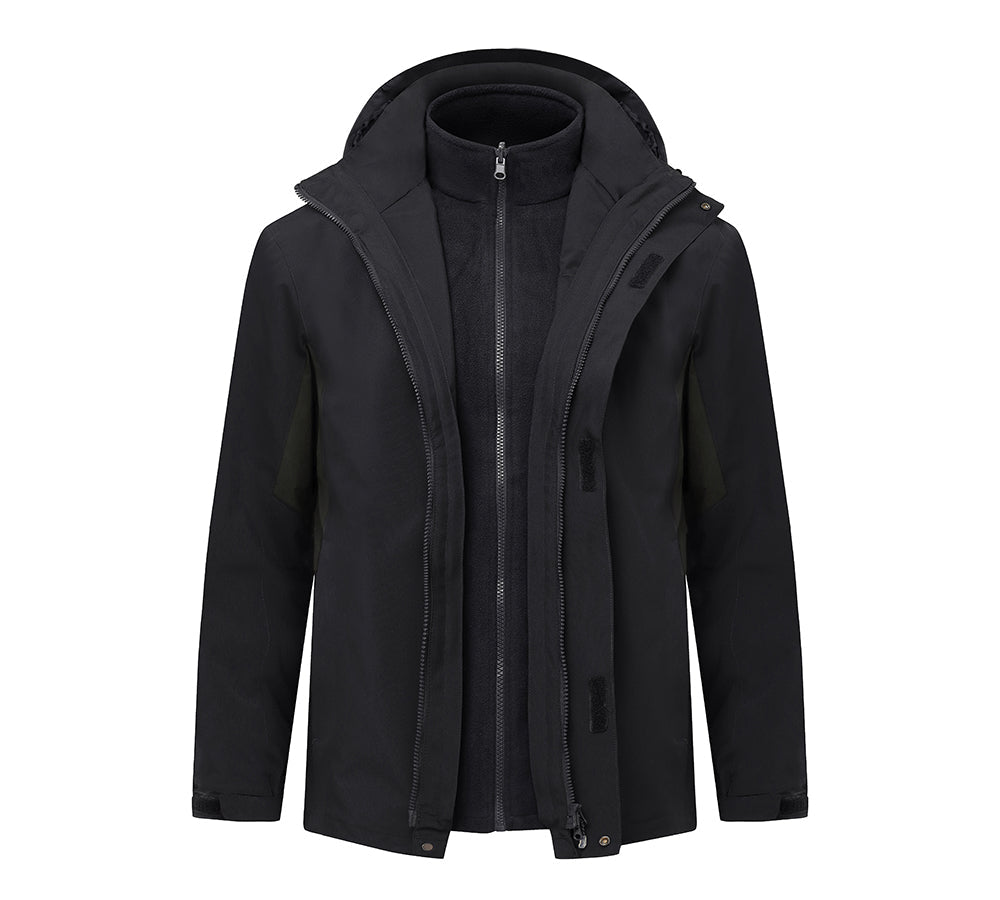 Apparel - 3 In 1 Water-Resistant Jacket Men Elliot