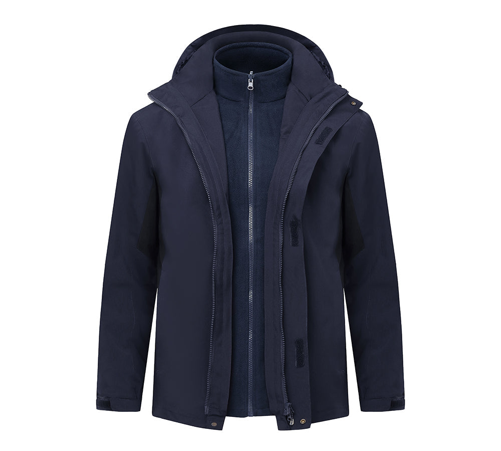 Apparel - 3 In 1 Water-Resistant Jacket Men Elliot