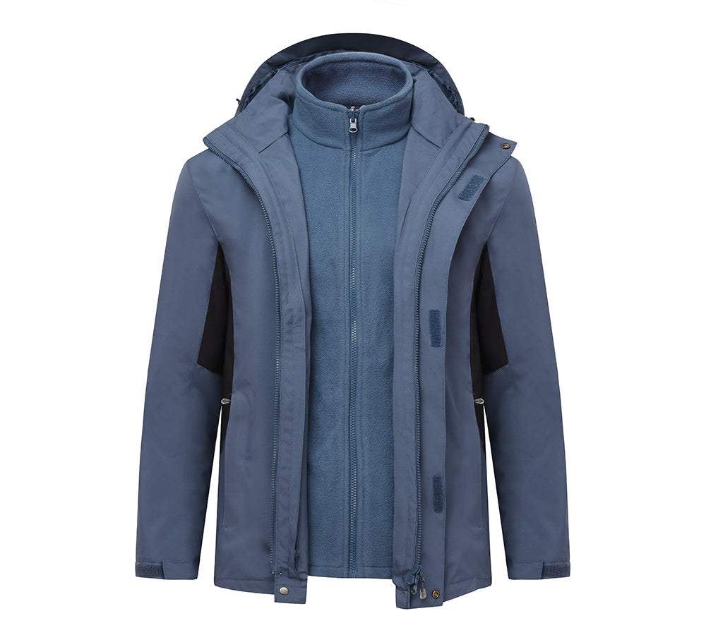 Apparel - 3 In 1 Water-Resistant Jacket Men Elliot