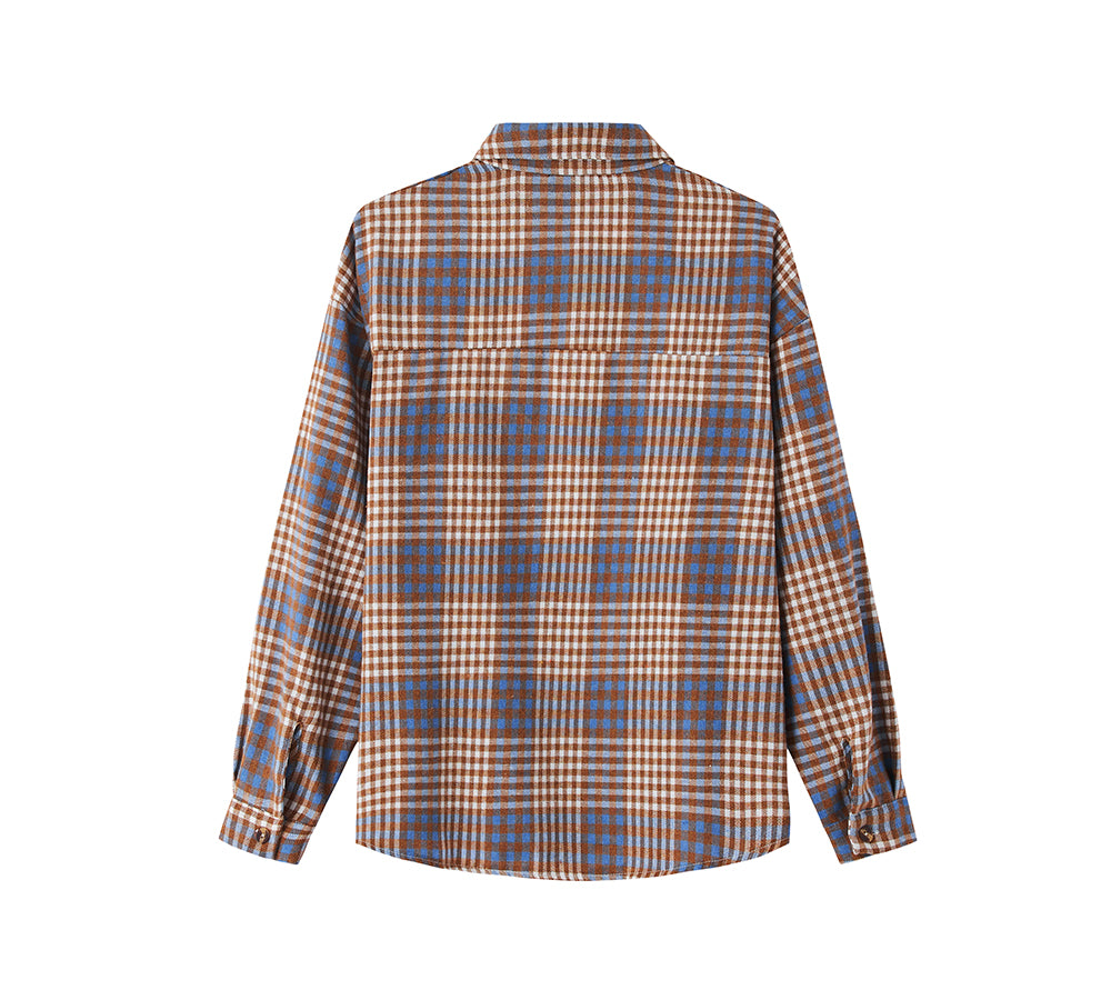 Apparel - Check Flannel Shirt Women Brianna