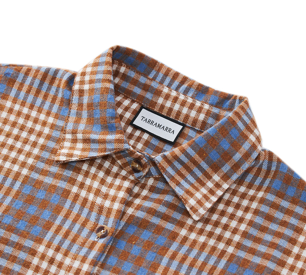 Apparel - Check Flannel Shirt Women Brianna