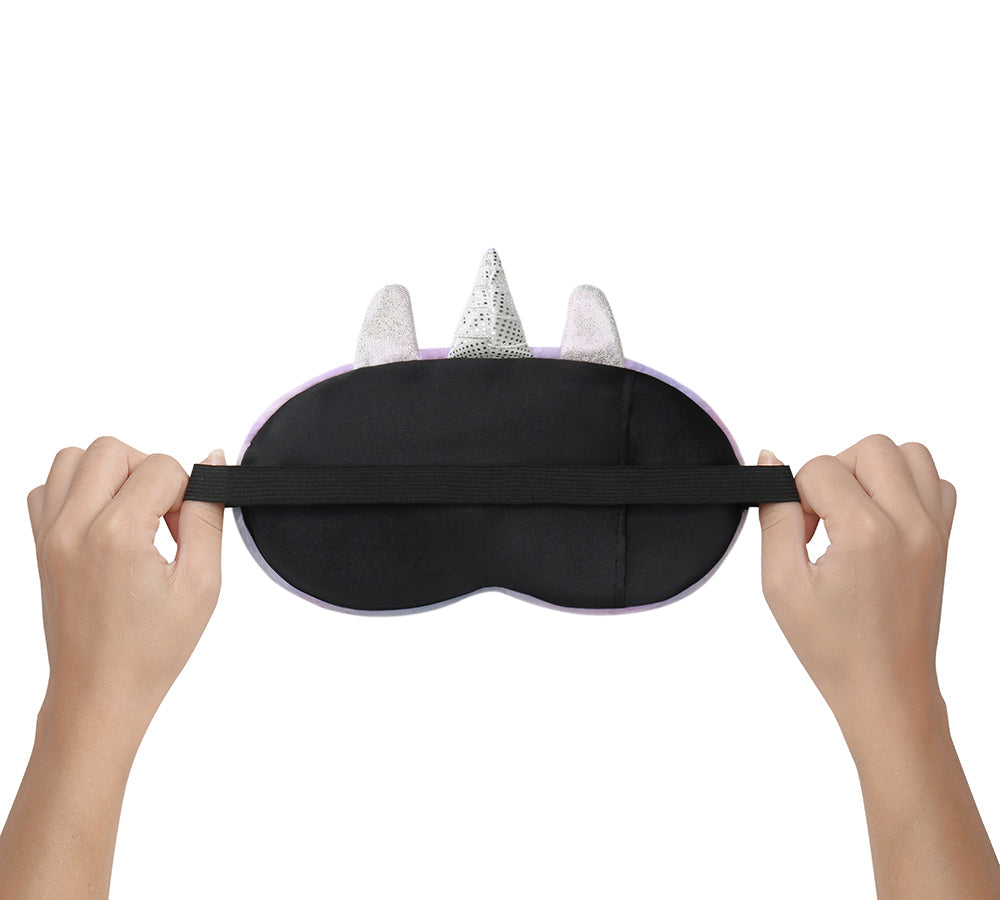 TARRAMARRA® Faux Fur Ultra Plush Unicorn Eye Mask