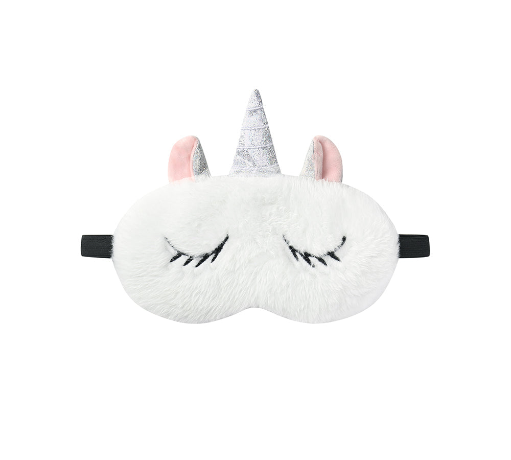 TARRAMARRA® Faux Fur Ultra Plush Unicorn Eye Mask