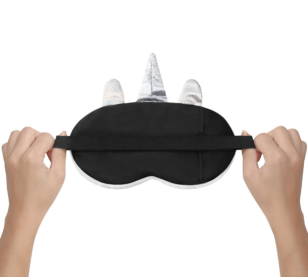 TARRAMARRA® Faux Fur Ultra Plush Unicorn Eye Mask