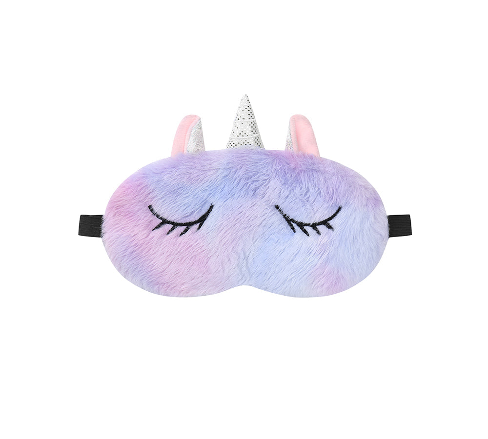 TARRAMARRA® Faux Fur Ultra Plush Unicorn Eye Mask