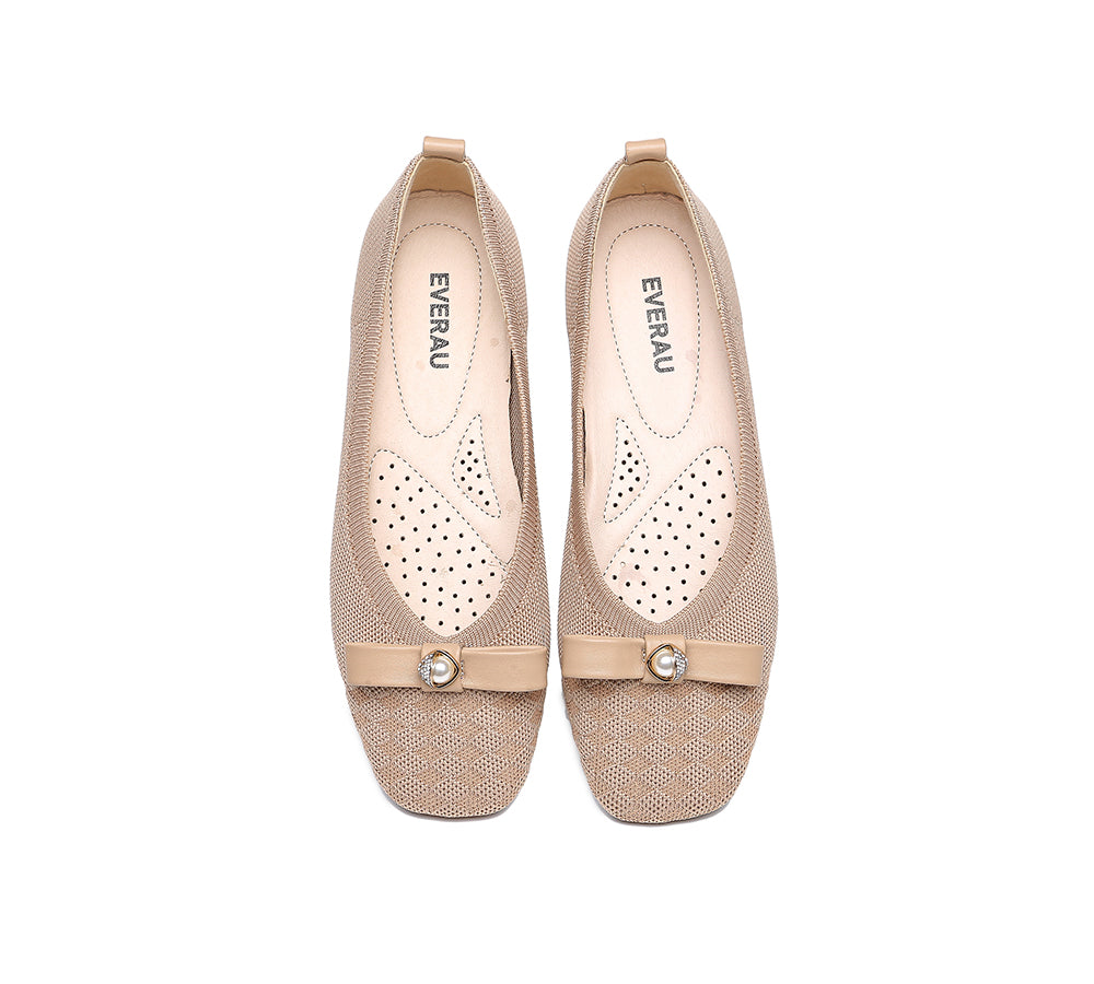 EVERAU® Flats With Bow Women Yolanda