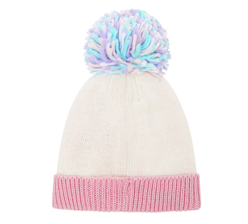 Hats - Kids Knit Unicorn Beanie & Gloves Set