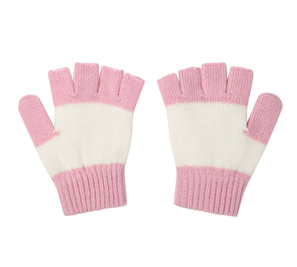 Hats - Kids Knit Unicorn Beanie & Gloves Set