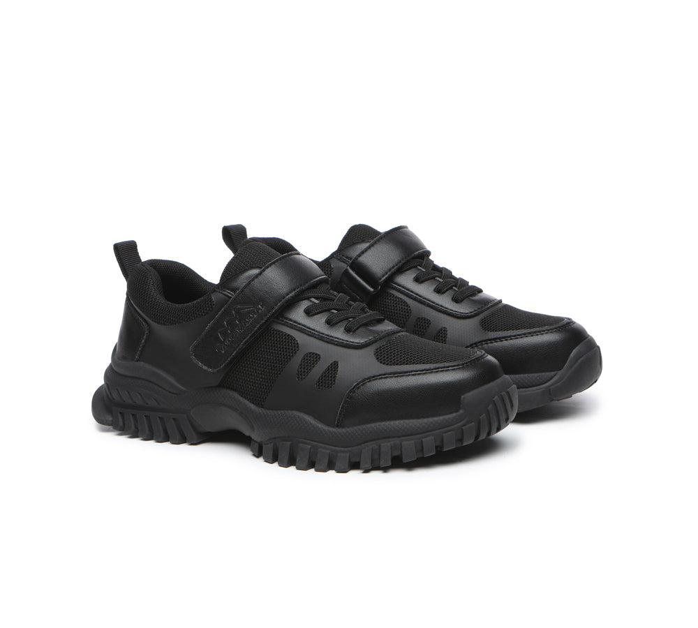 Kids Shoes - Senior Black Leather School Shoes
