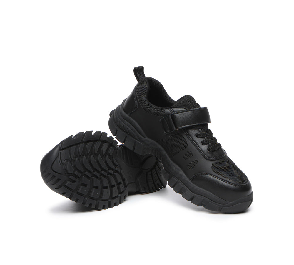 Kids Shoes - Senior Black Leather School Shoes
