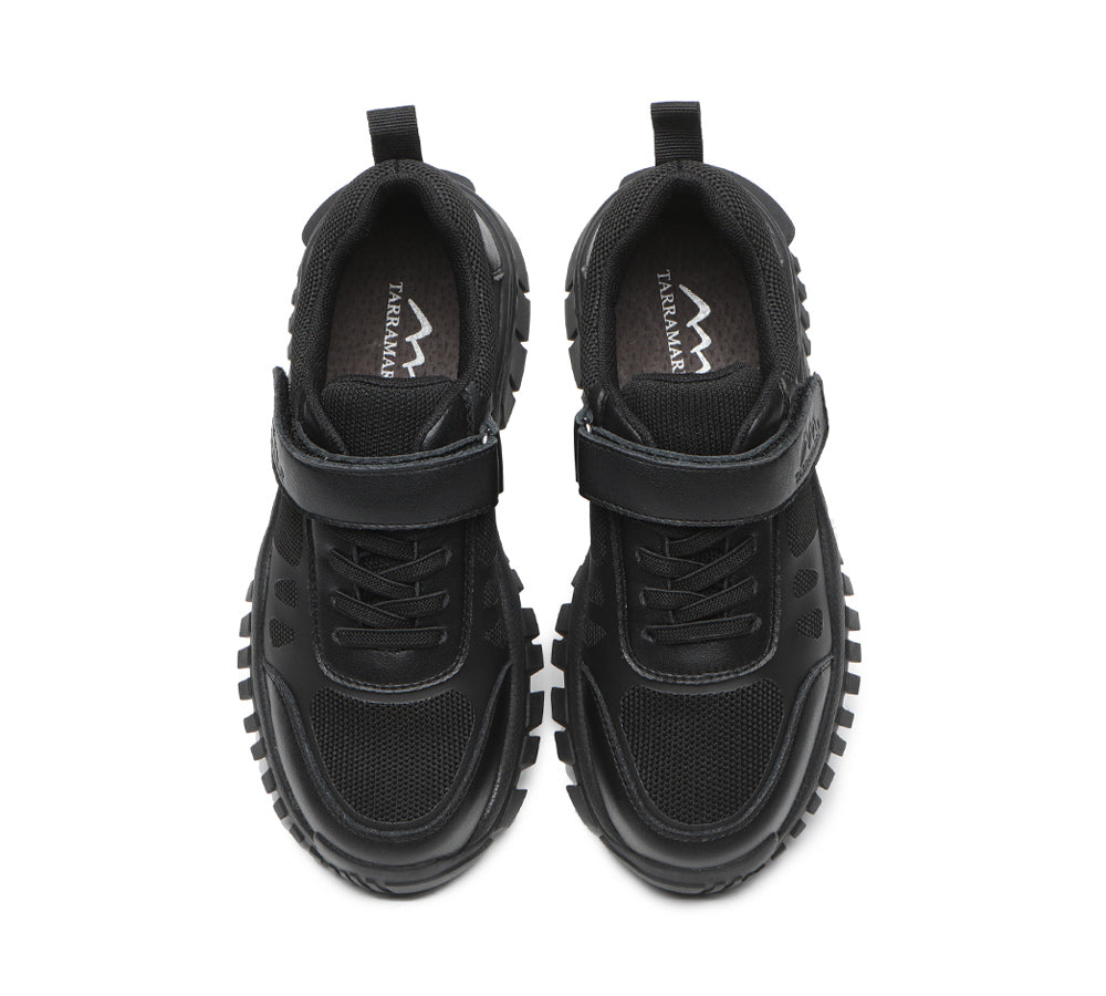 Kids Shoes - Senior Black Leather School Shoes