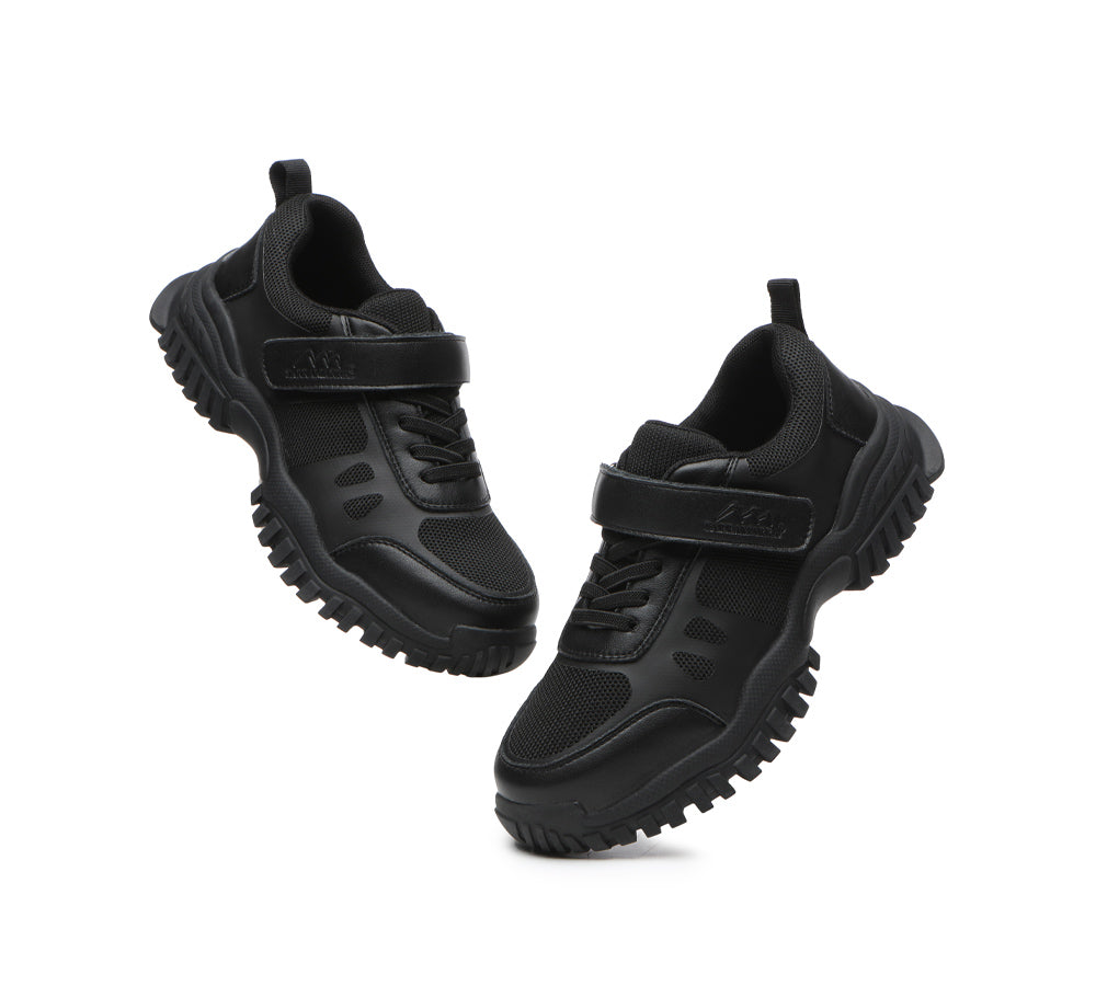 Kids Shoes - Senior Black Leather School Shoes