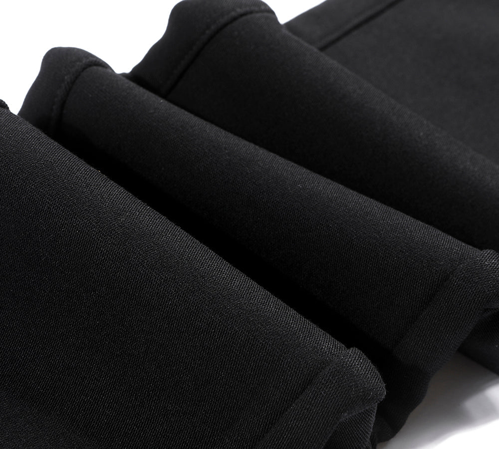 Leggings - TA Women Black Leggings Laney Wool Fleece Lining