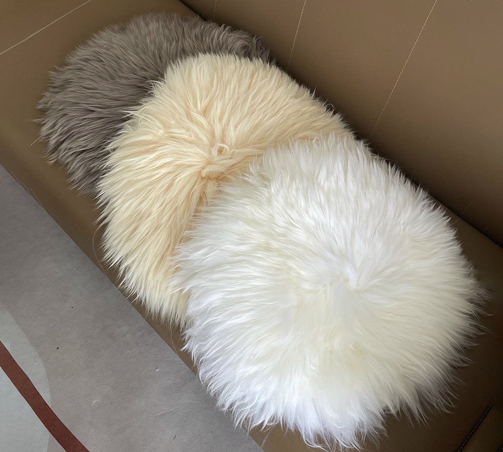 Rugs - Round Wool Seat Cushion 33cm X 33cm