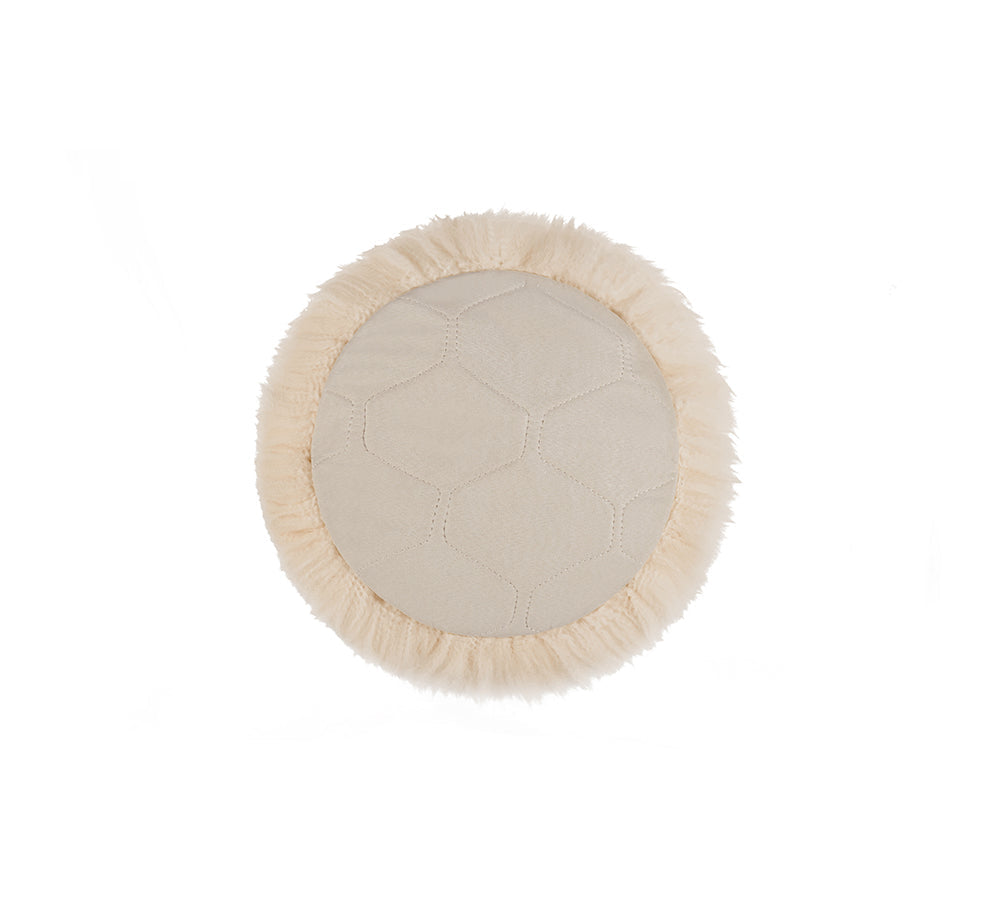 Rugs - Round Wool Seat Cushion 33cm X 33cm