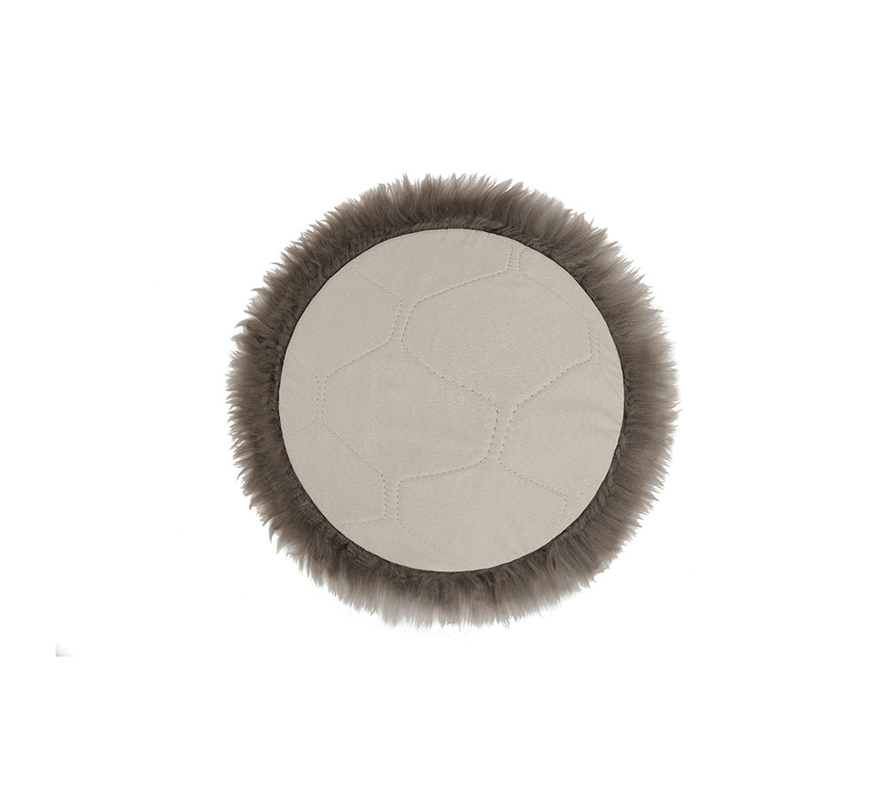Rugs - Round Wool Seat Cushion 33cm X 33cm