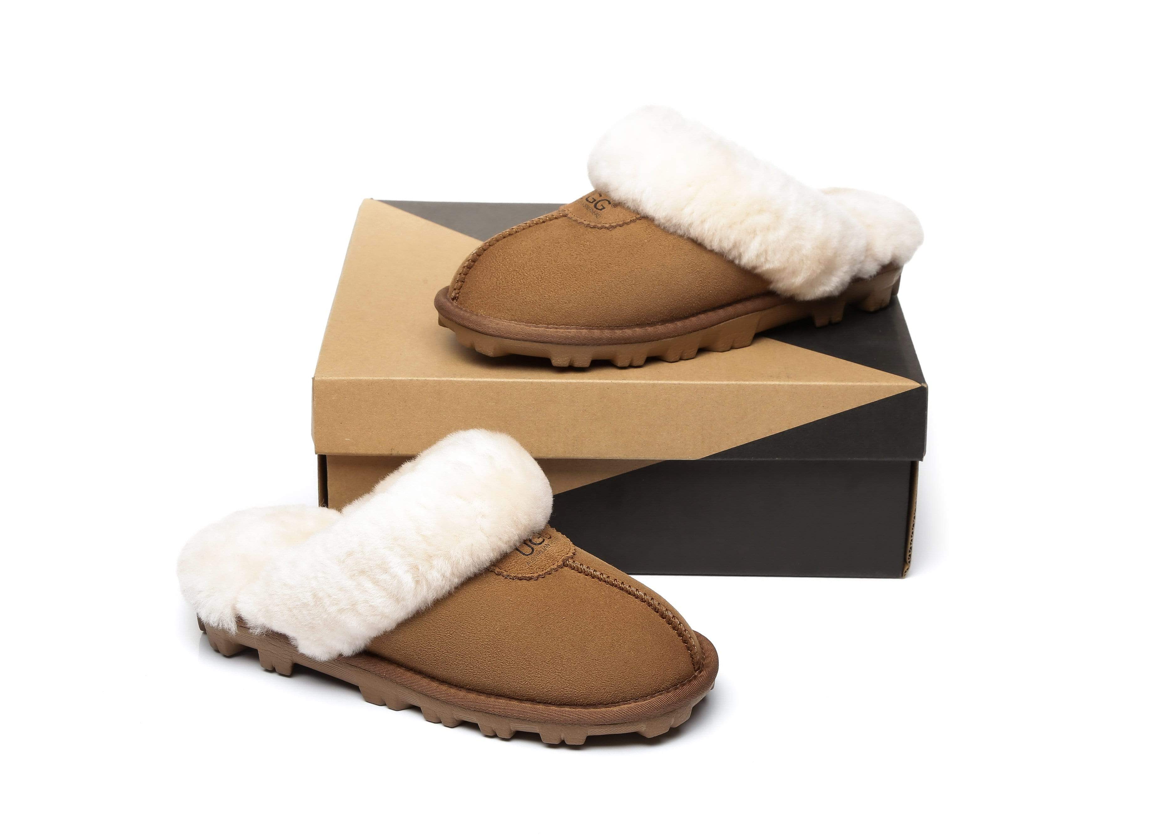 AUSTRALIAN SHEPHERD® UGG Unisex Slippers Waffle Scuff