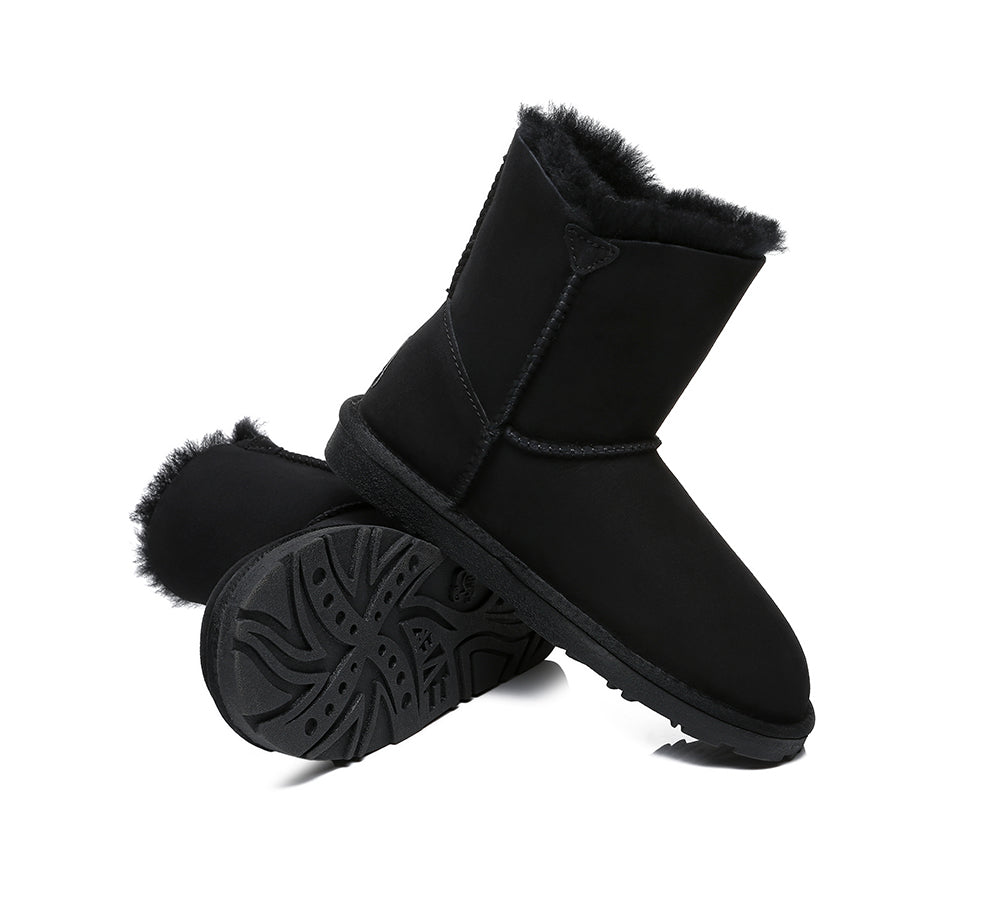 EVERAU® Ugg Women Mini Twin Button Boots Espina
