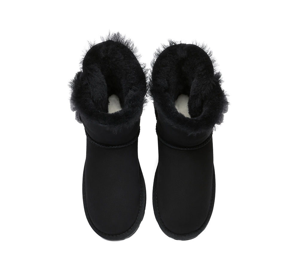 EVERAU® Ugg Women Mini Twin Button Boots Espina