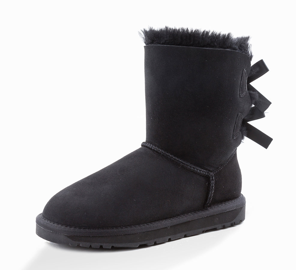 UGG Boots - UGG Classic Short Double Bailey Bow Women Boots UGG EXPRESS Selected