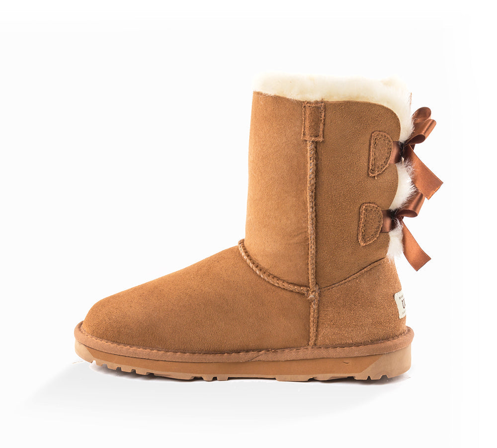 UGG Boots - UGG Classic Short Double Bailey Bow Women Boots UGG EXPRESS Selected