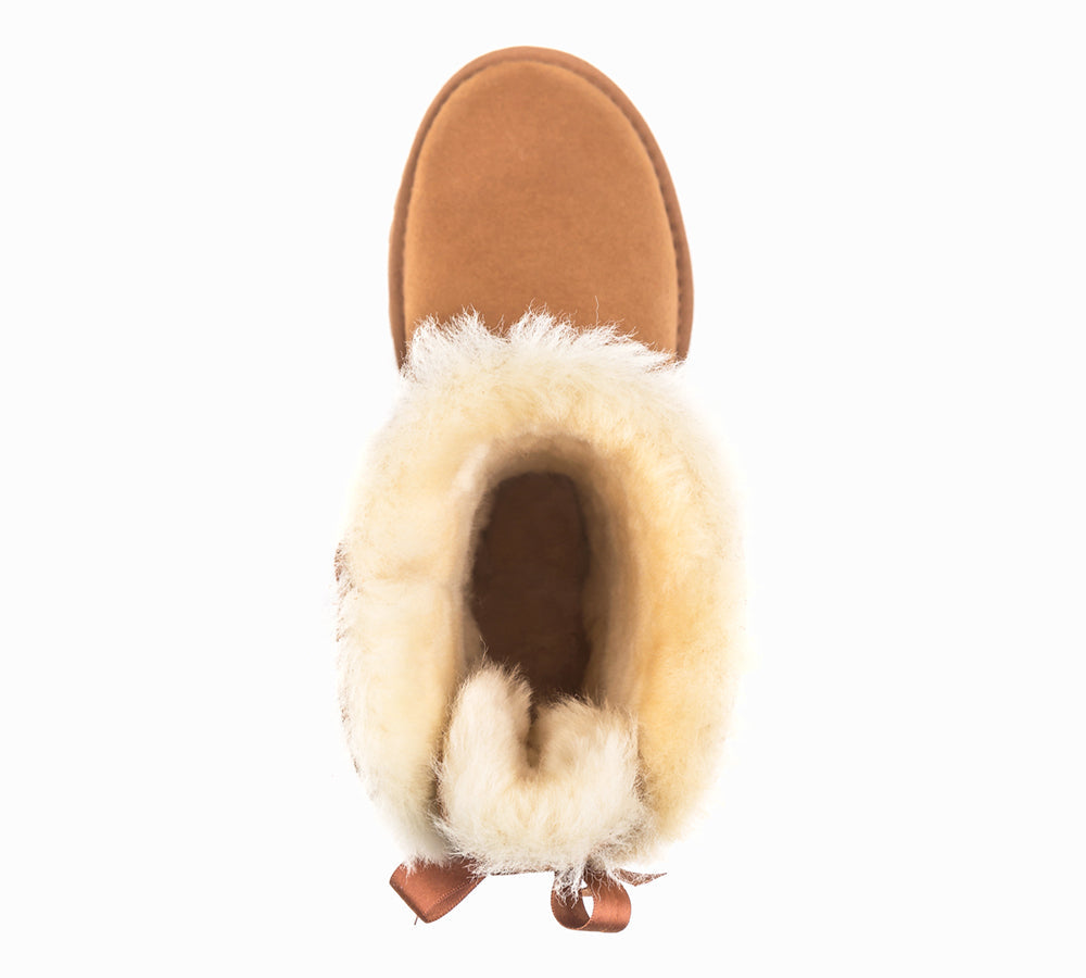 UGG Boots - UGG Classic Short Double Bailey Bow Women Boots UGG EXPRESS Selected