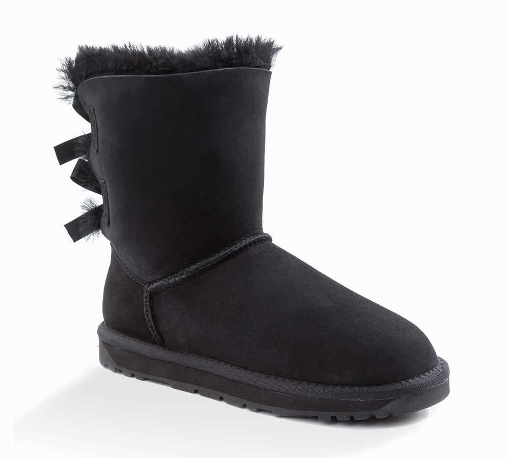 UGG Boots - UGG Classic Short Double Bailey Bow Women Boots UGG EXPRESS Selected