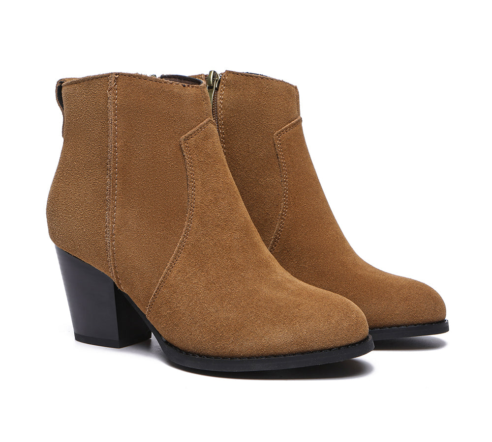 TARRAMARRA® Ankel Leather Heel Boots Women Velora