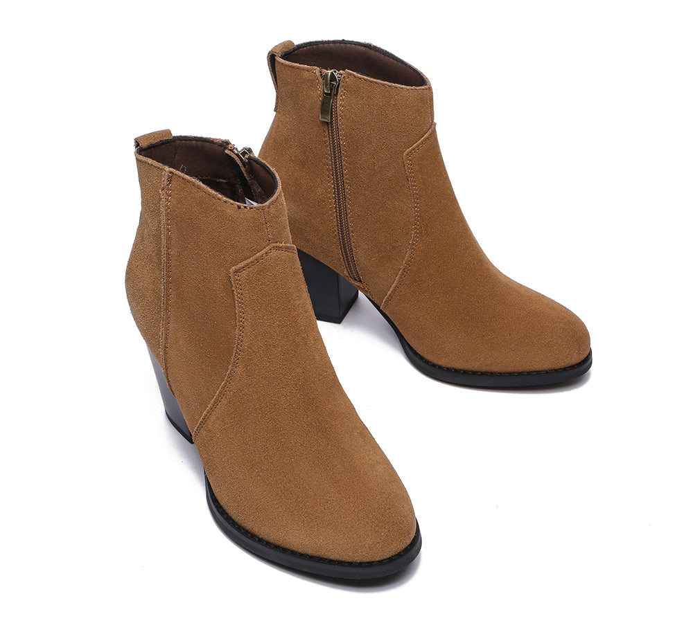 TARRAMARRA® Ankel Leather Heel Boots Women Velora