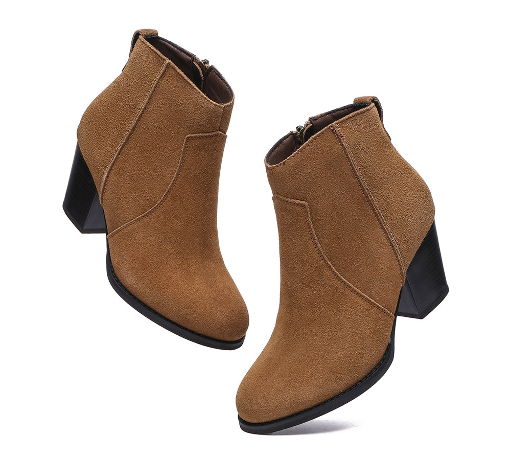 TARRAMARRA® Ankel Leather Heel Boots Women Velora