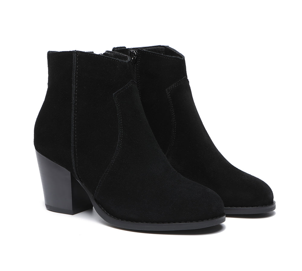 TARRAMARRA® Ankel Leather Heel Boots Women Velora