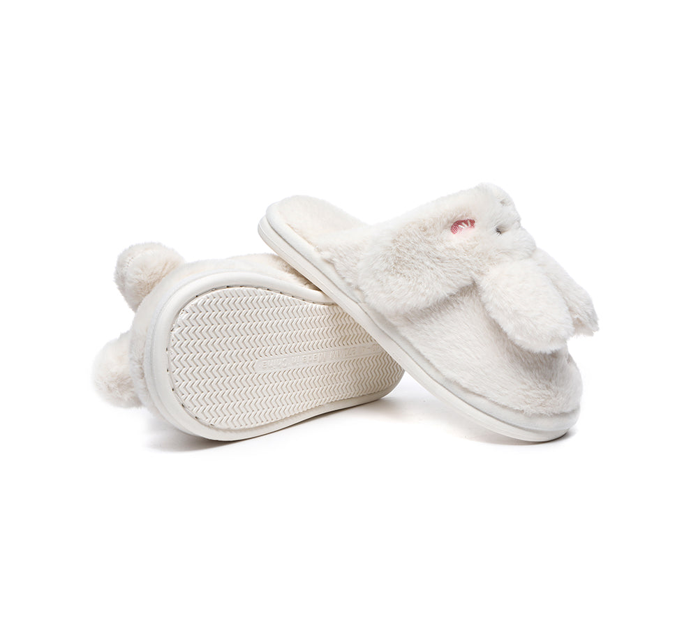 TARRAMARRA® Ultra Plush Bunny Strap Slippers