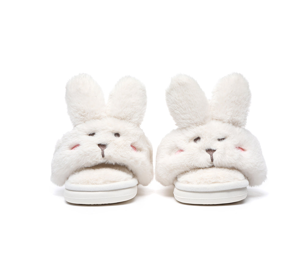 TARRAMARRA® Ultra Plush Bunny Strap Slippers