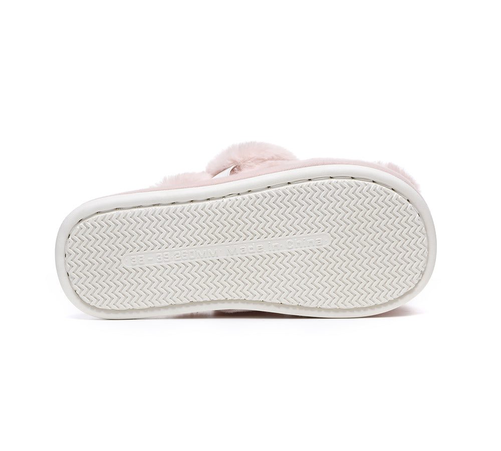 TARRAMARRA® Ultra Plush Bunny Strap Slippers