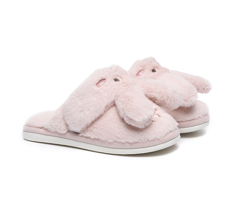 TARRAMARRA® Ultra Plush Bunny Strap Slippers